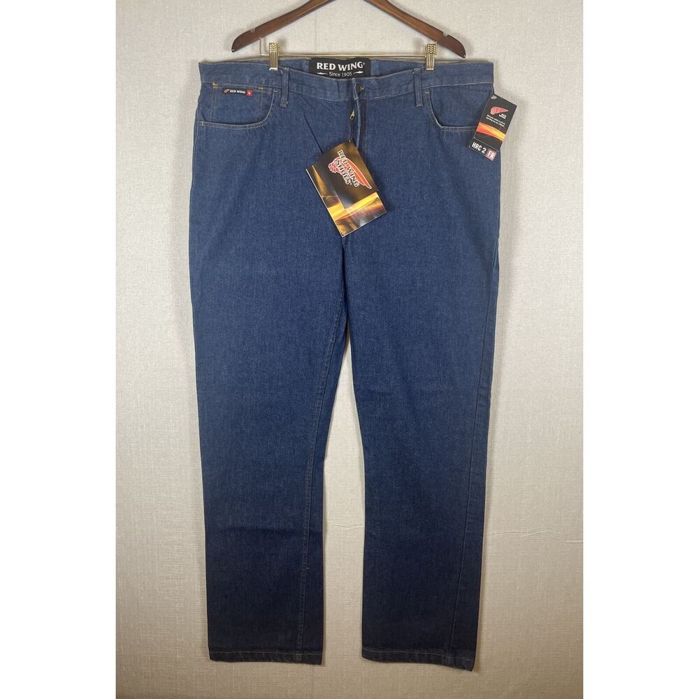 RED WING Jeans Mens Size 44x36 FR Flame Retardant HRC2 Work Blue 66535 Resistant